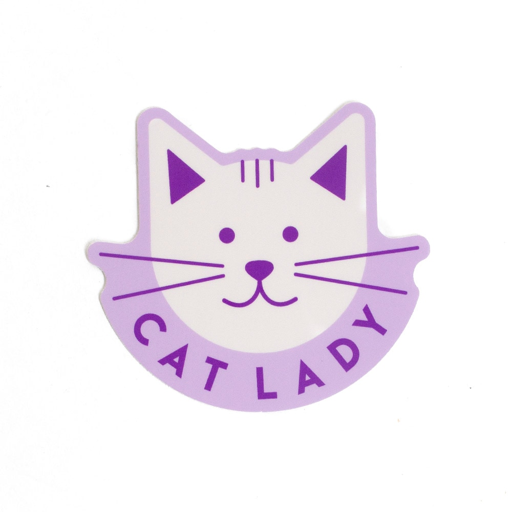 Stickers Northwest, Stickers, Art & School, 3", Cat Lady, 622770